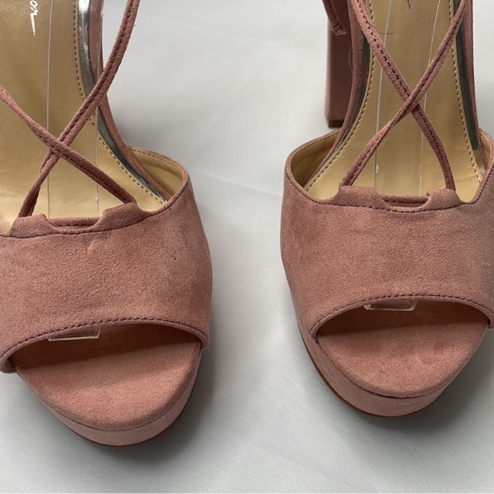 Jessica Simpson Suede strappy platform sandals - Picture 11 of 11